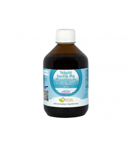 Tekutý Horčík Mg + Vitamín C 300 ml