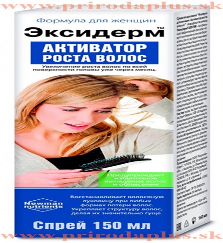 Exiderm - aktivátor rastu vlasov pre ženy 150 ml – sprej