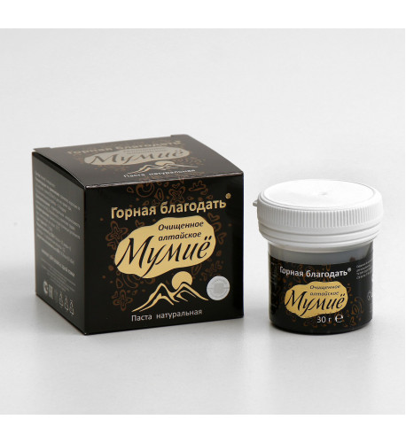 Mumio - očistené altajské v prirodzenej "tekutej forme" 30g
