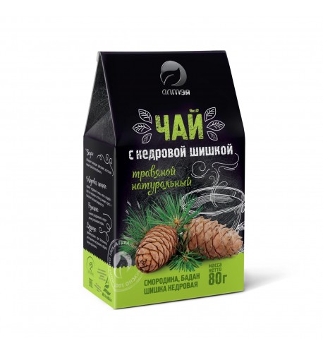 Bylinkový čaj s cédrovou šiškou 80 g